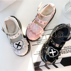 Sweet Heart Church Lolita Platforms Shoes (UN36)